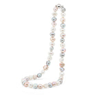 Multicolored pearl necklace on a white background | Ikecho Australia 