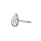 White Pear Lab-Grown Diamond Ring 001