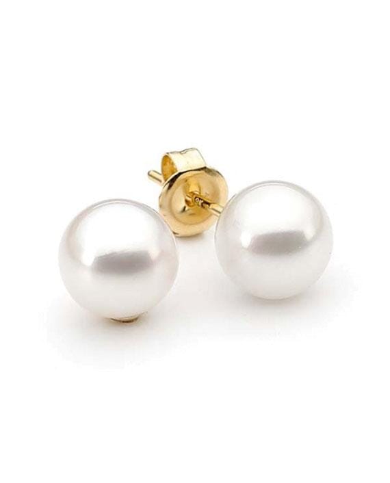 Japanese Akoya Pearl Alyce Stud Earrings| Ikecho Australia