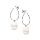 Edison U Shape Pearl Earrings